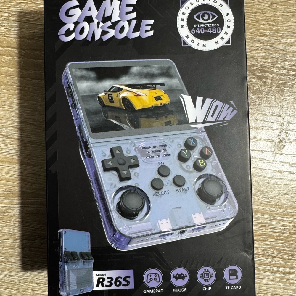 Transparent Handheld Game Console